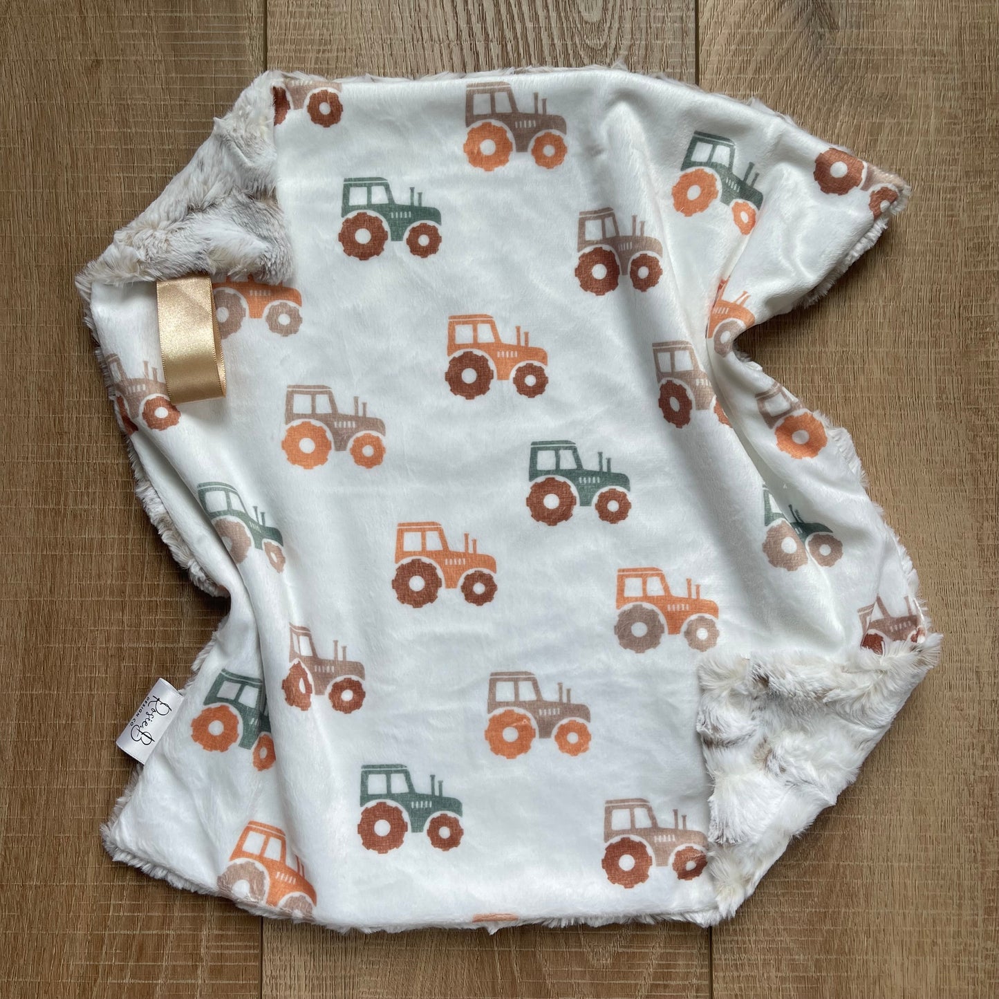 Lovey - Copper, Brown, and Green Tractors