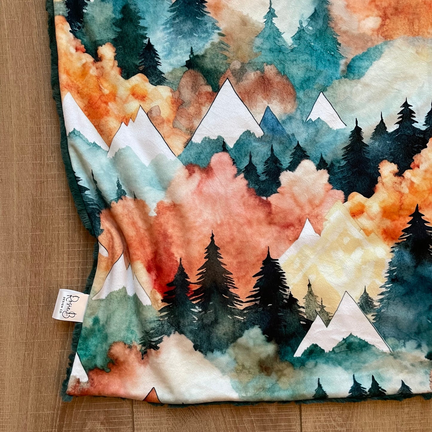 Mountains Landscape Watercolor