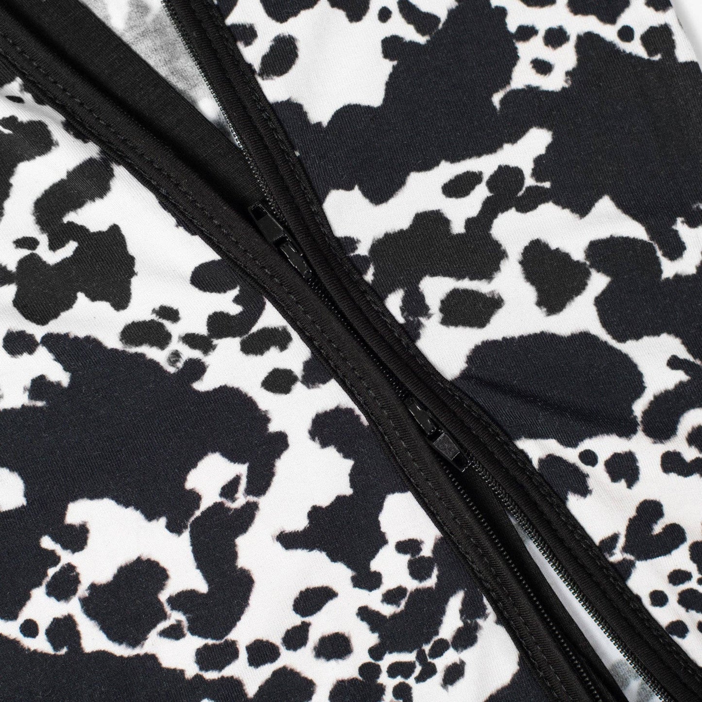 Cow Print Baby Bamboo Zippy