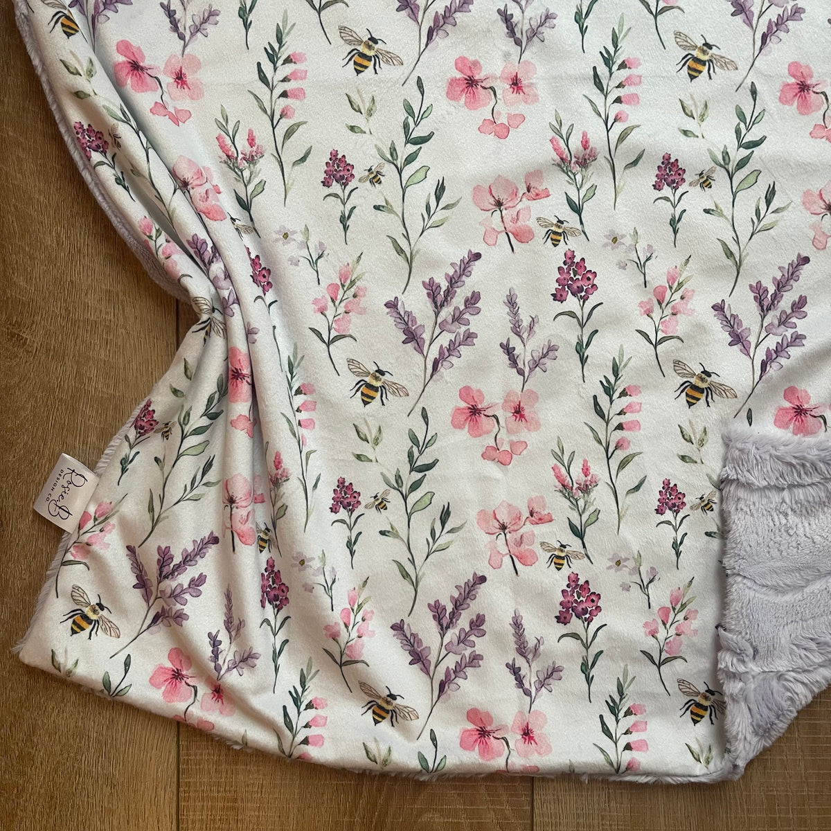 Newborn Baby Blanket - Spring Wildflower
