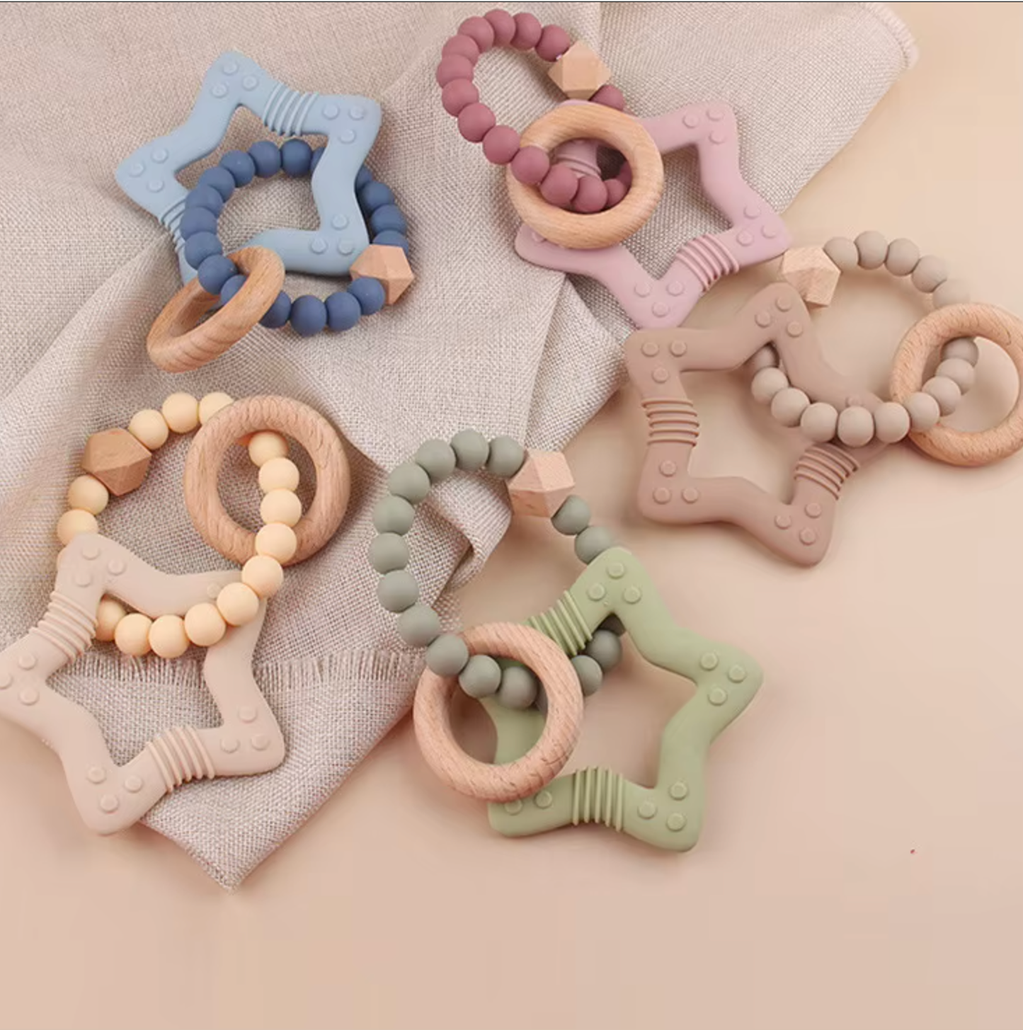 Star-Shaped Teether: Blue