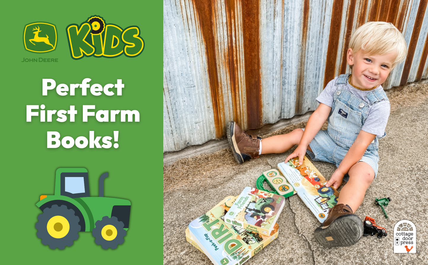 John Deere Kids Farm Friends Lift-a-Flap Board Book