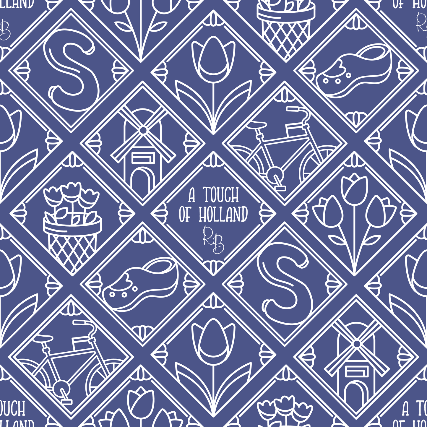 Blue Tile - Touch of Holland