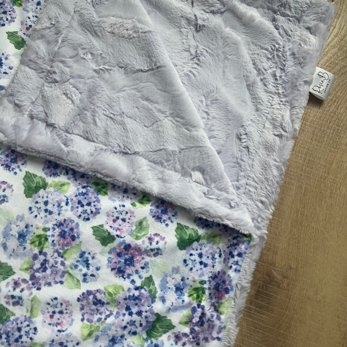 Kids Blanket - Purple Hydrangeas