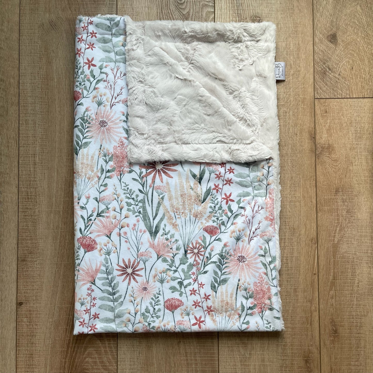 Kids Blanket - Pastel Florals