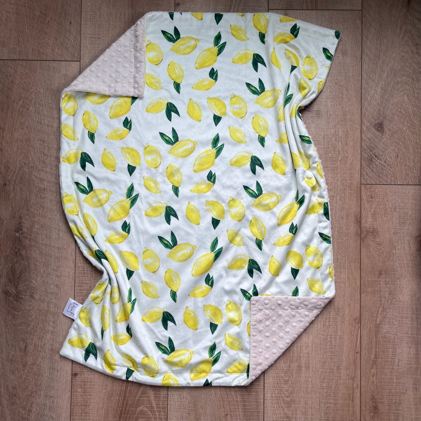 Newborn Baby Blanket - Summer Lemon