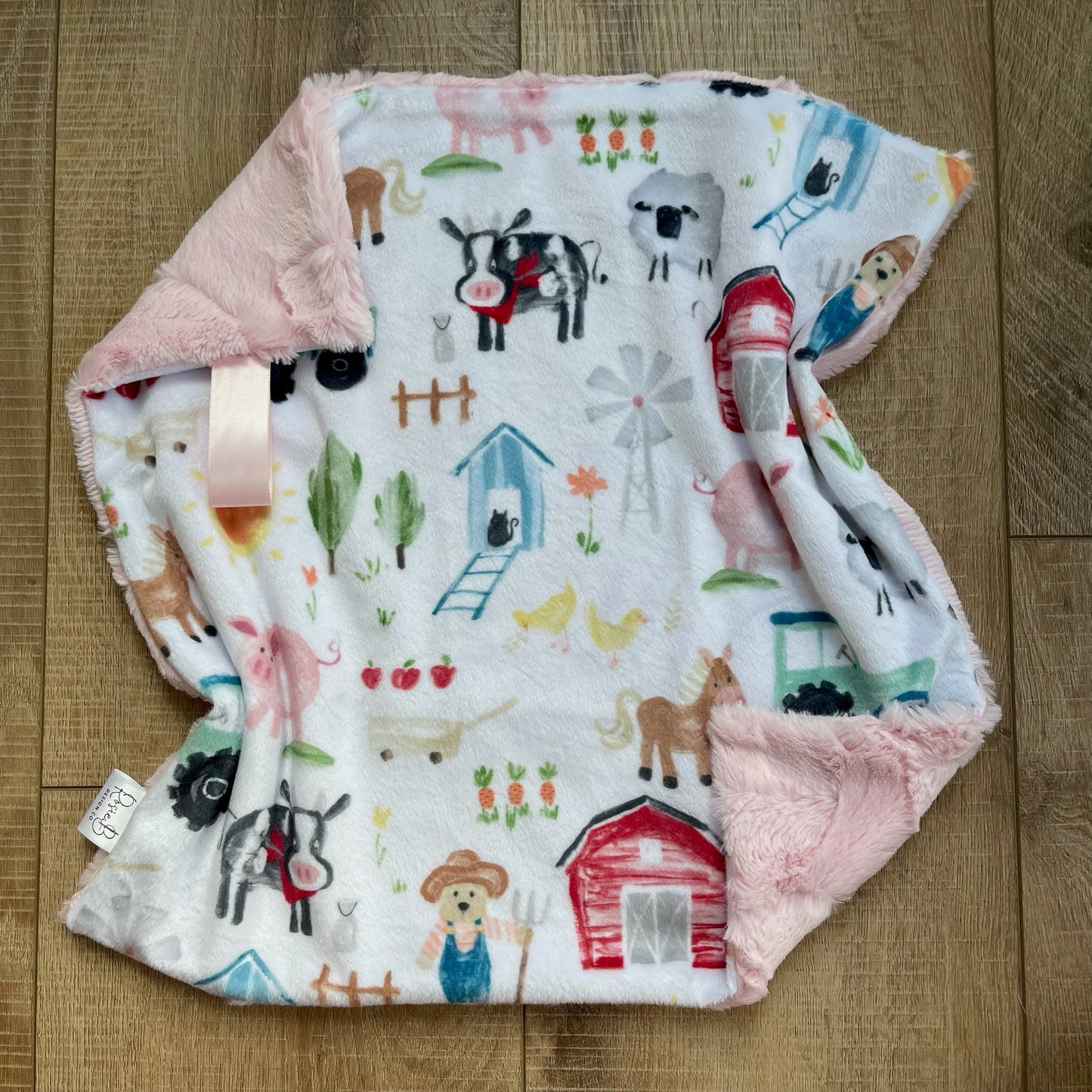 Lovey - Farm Finds w/ Pink Back
