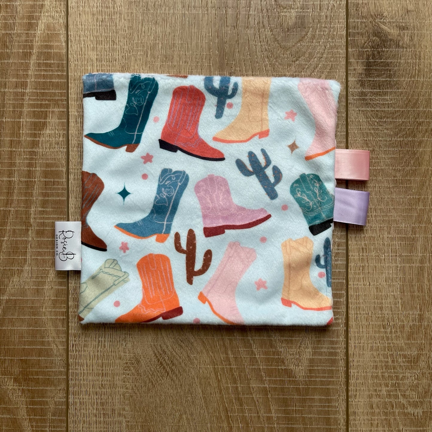 Mini Sensory - Cowgirl Boots w/ Pink Dimple