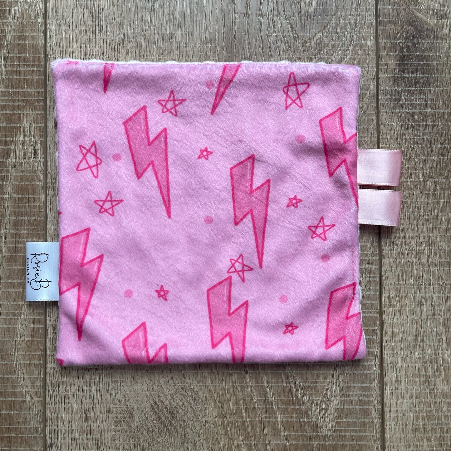 Mini Sensory - Pink Lightning Bolt