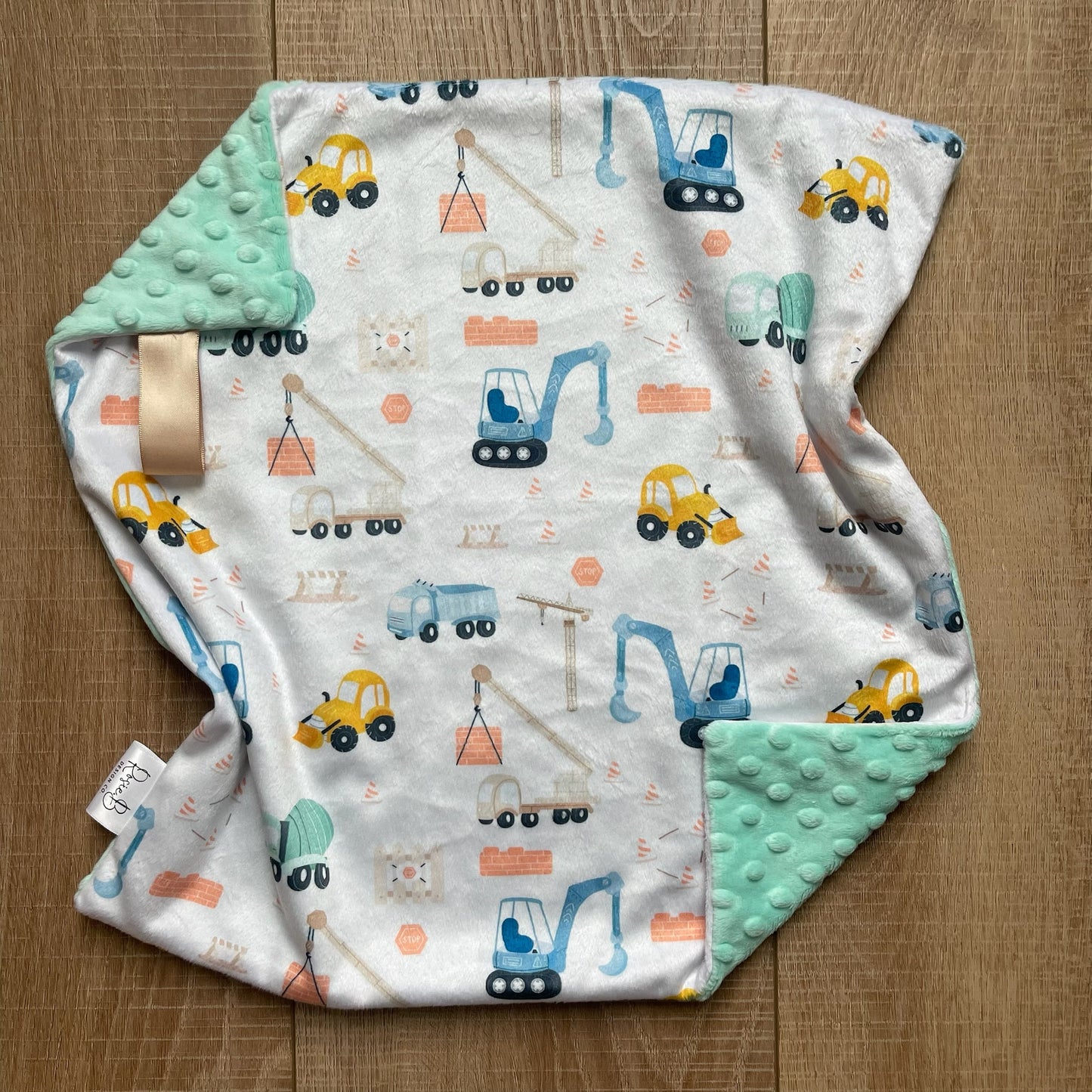 Lovey - Pastel Construction Trucks
