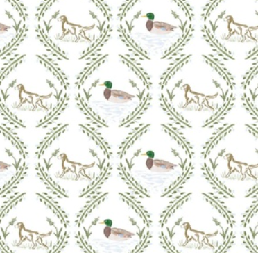 Vintage Hunting Ducks and Dogs