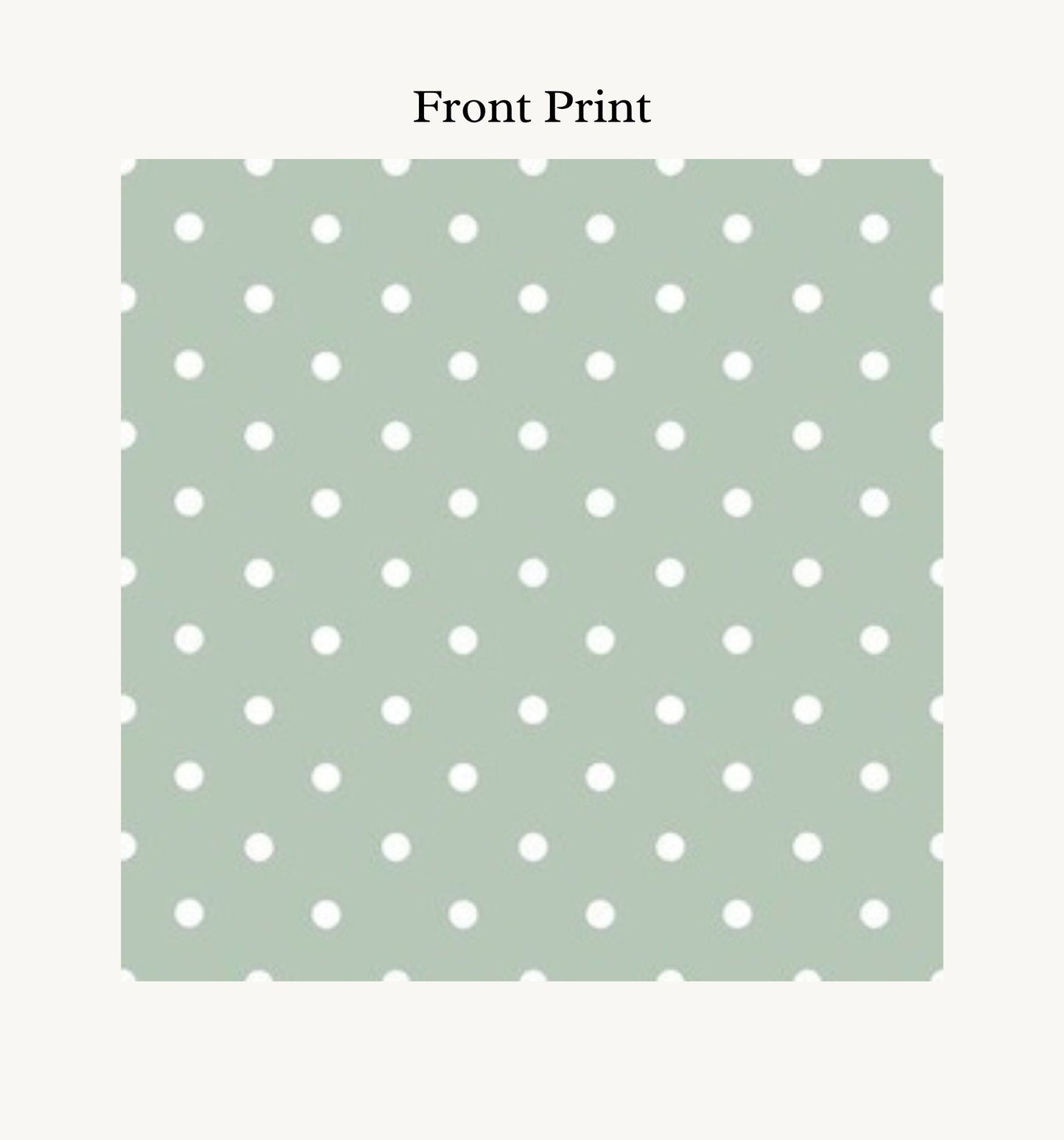 Sage Polka Dot