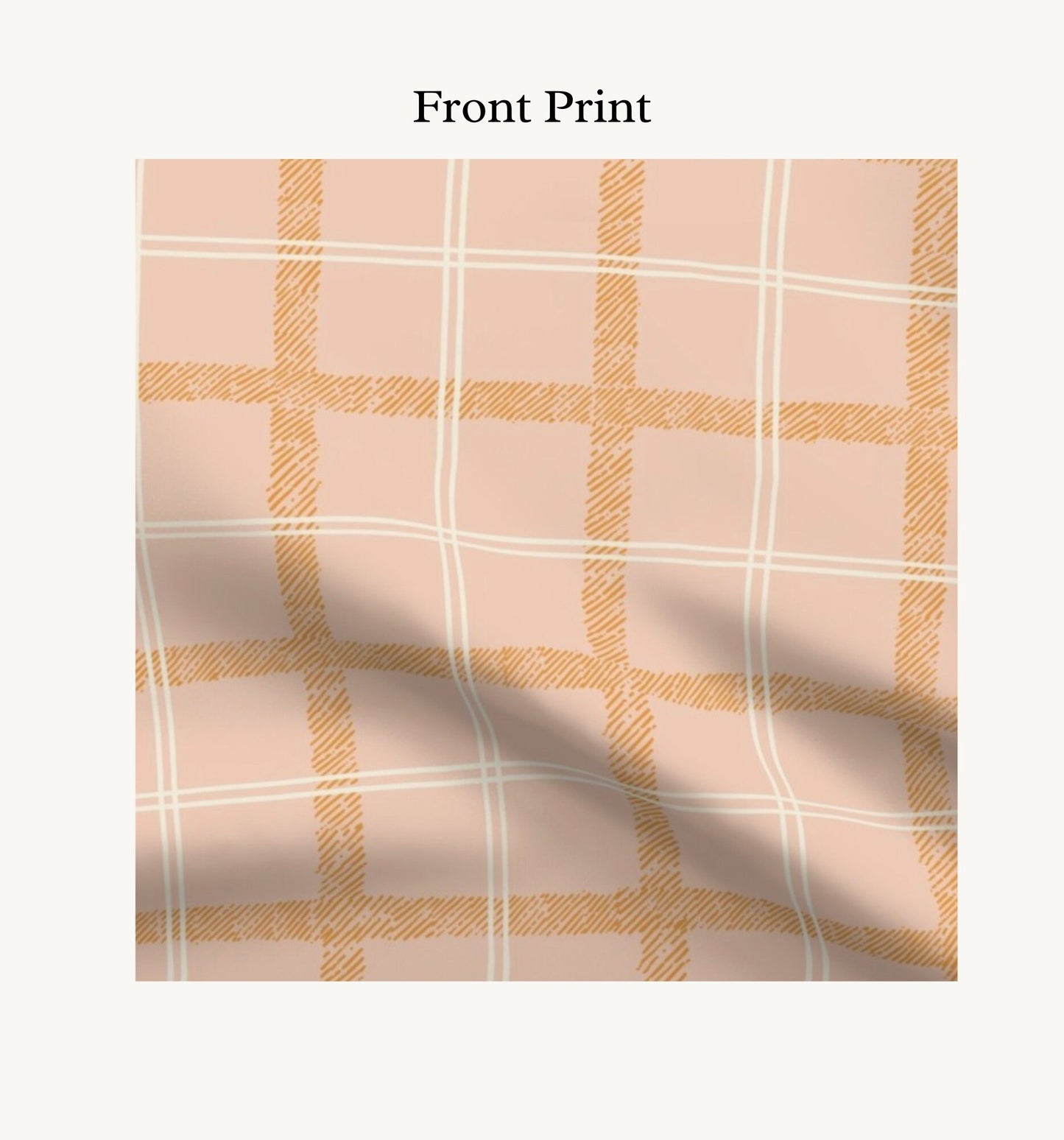 Pink and Orange Plaid