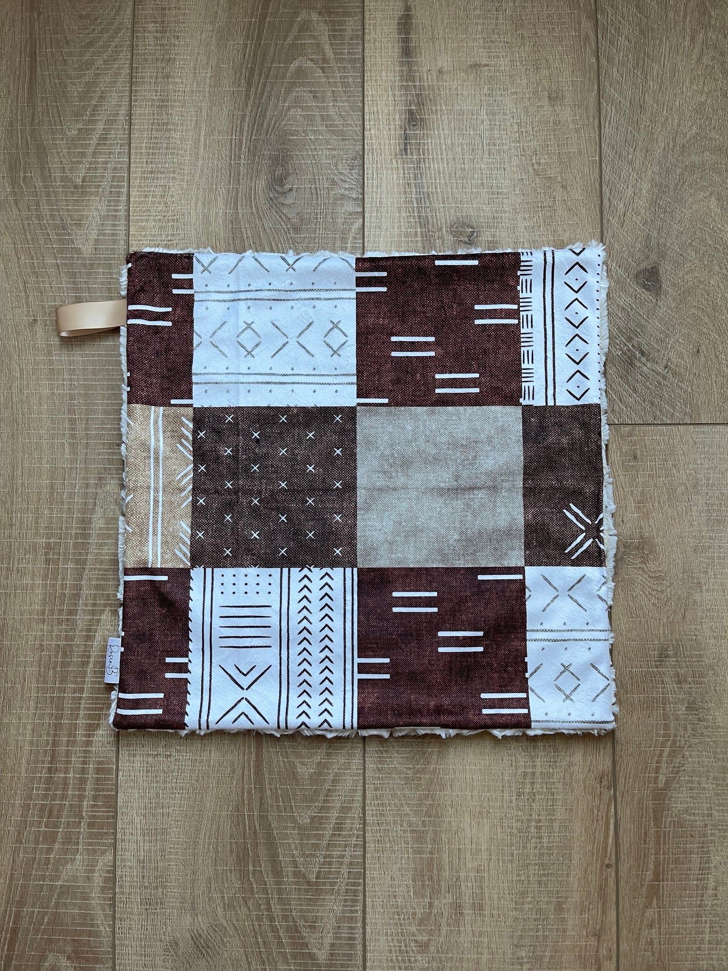 Brown and Cream Patchwork