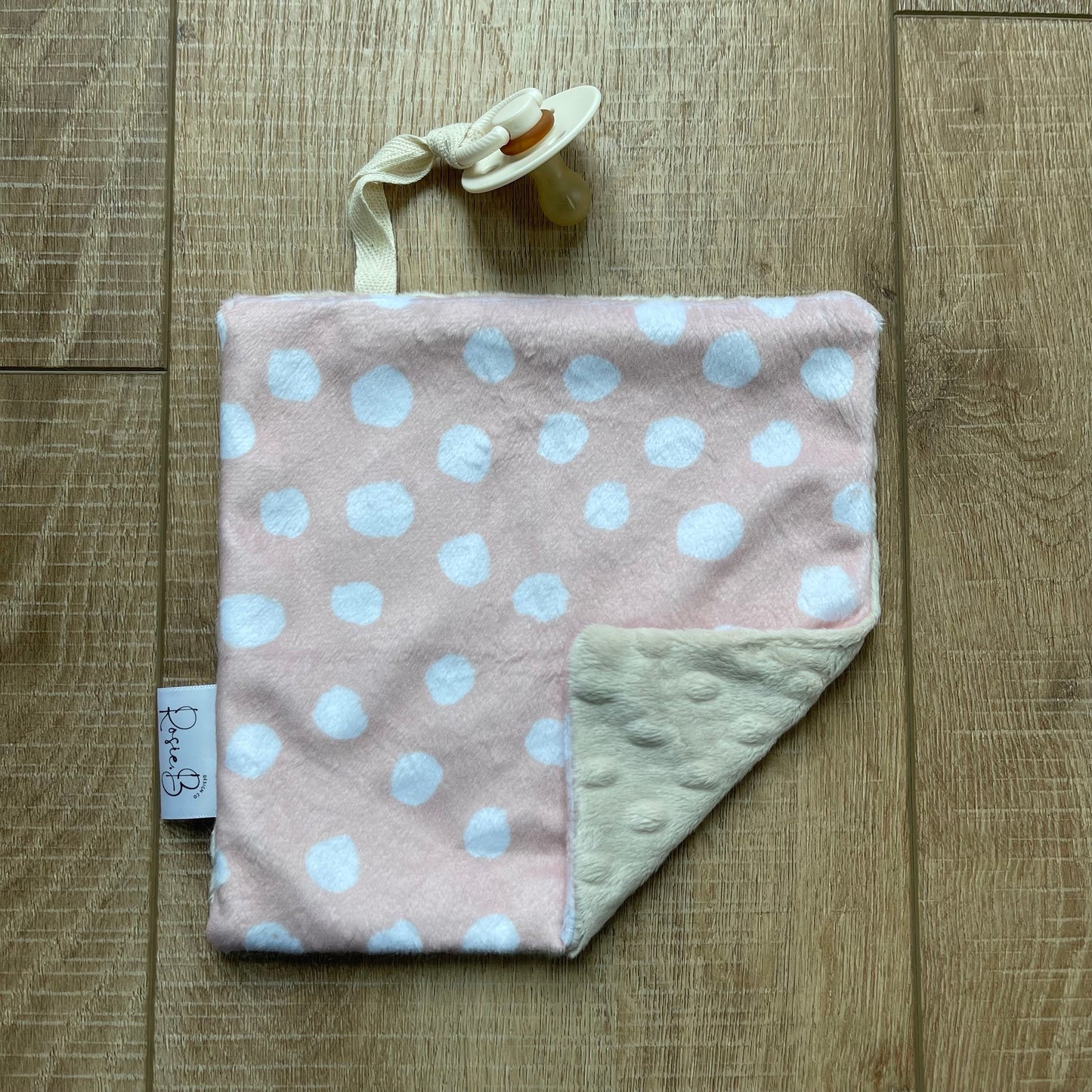 Paci Pal - Pink Polka Dot