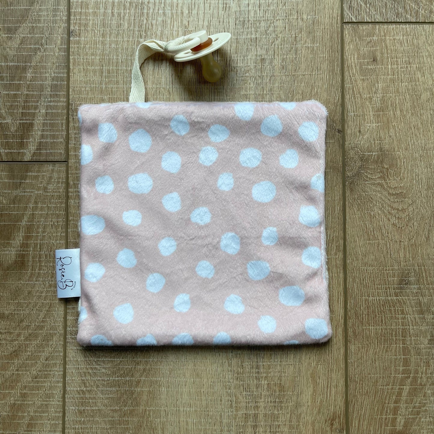 Paci Pal - Pink Polka Dot