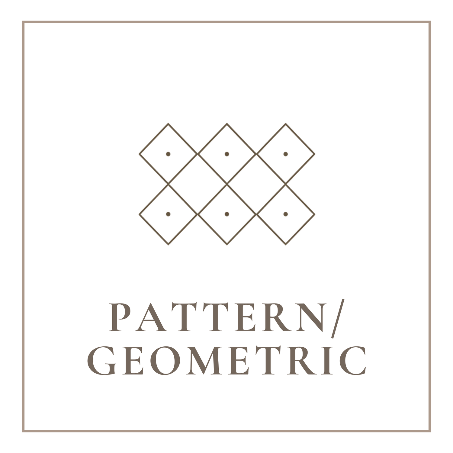 Custom Order - Pattern/Geometric