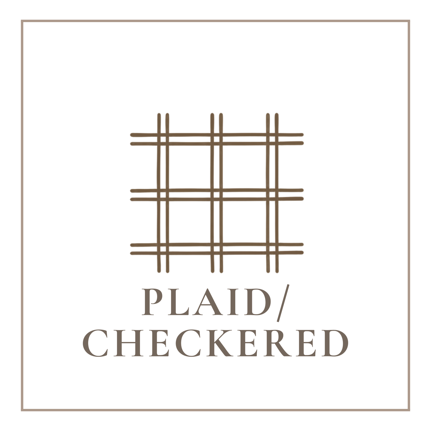 Custom Order - Plaid/Checkered