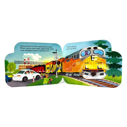 How Freight Trains Work Vehicle Shaped Board Book