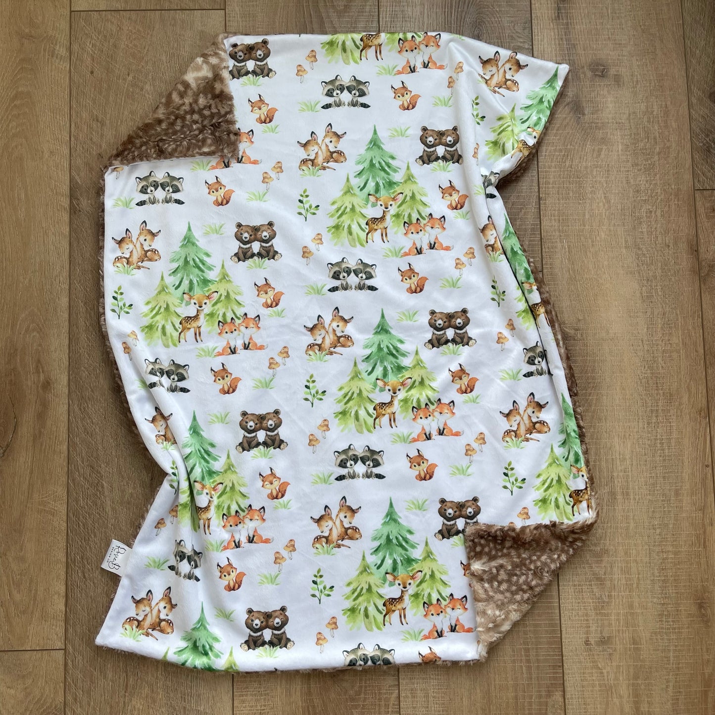Newborn Baby Blanket - Forest Friends
