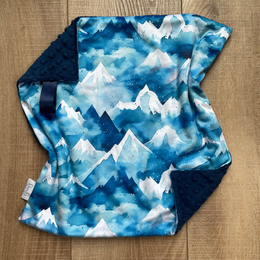 Lovey - Mountain Scene Watercolor