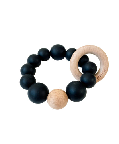 Circle Teether: Navy