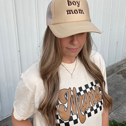 Boy Mom Trucker Hat