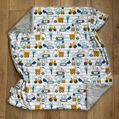 Baby Blanket - Construction Zone