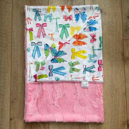 Kids Blanket - Colorful Bows