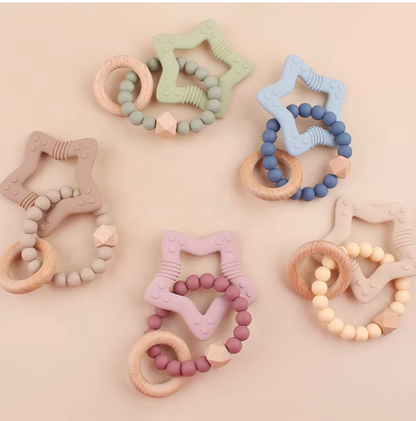 Star-Shaped Teether: Tan