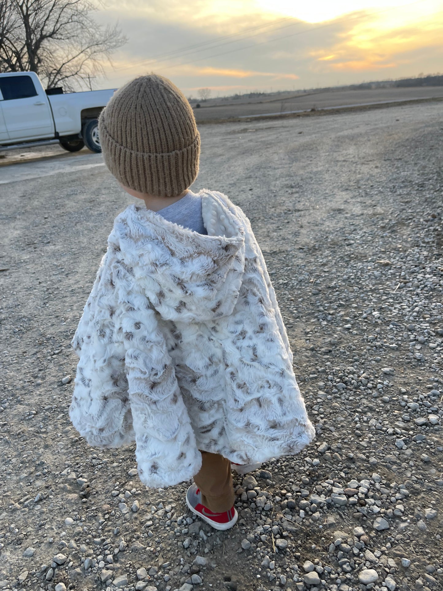Minky Poncho