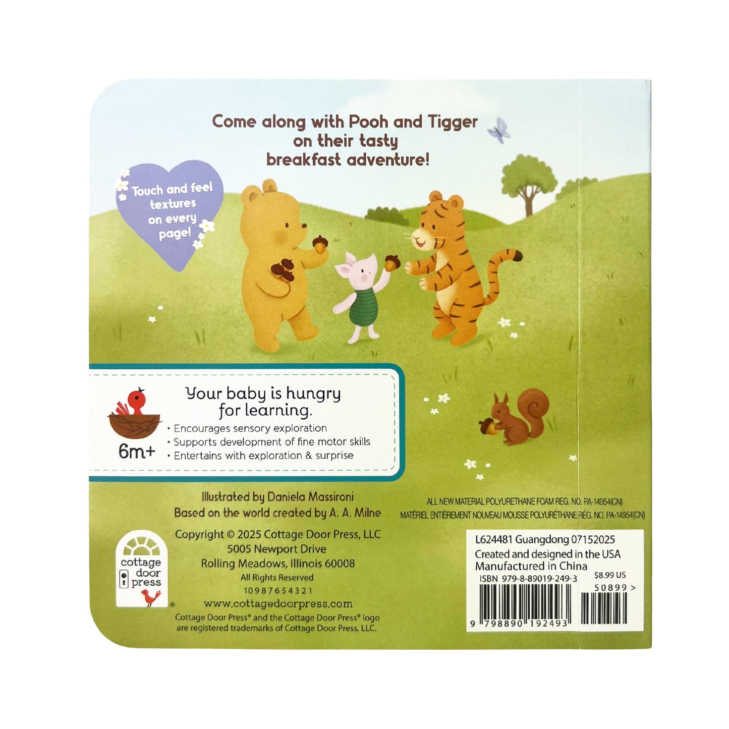 Winnie-the-Pooh: Breakfast for Tigger – Touch & Feel