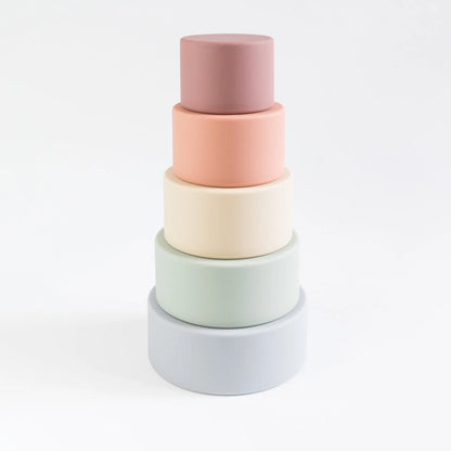 Rainbow Stacking Cups Set