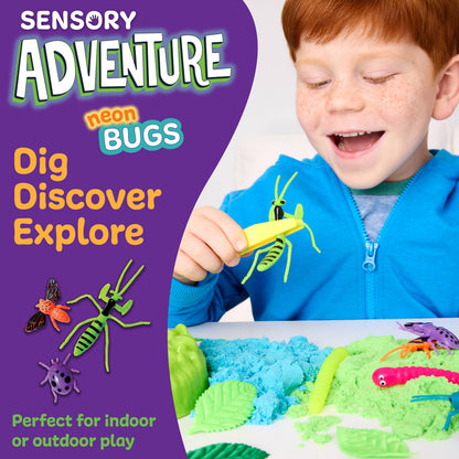 Sensory Adventure Neon Bugs - Big Fun in a Small Bucket!