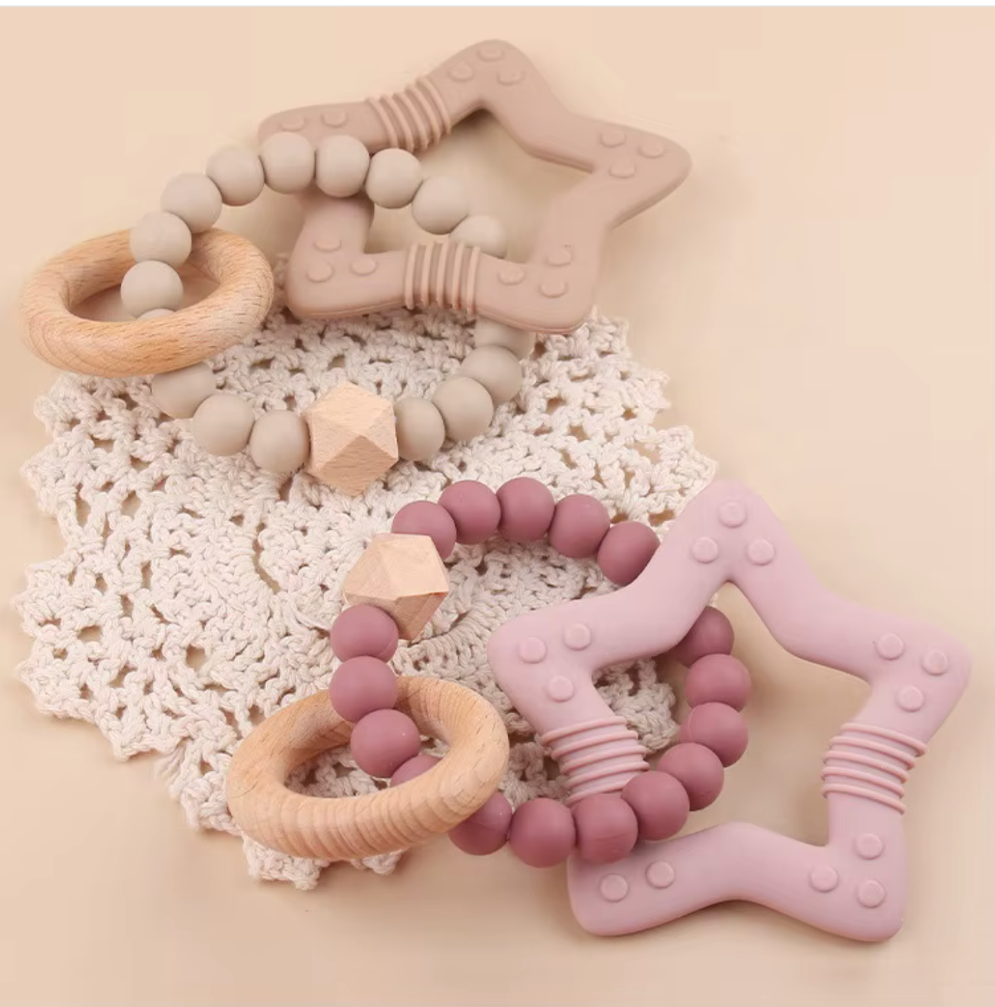 Star-Shaped Teether: Blue