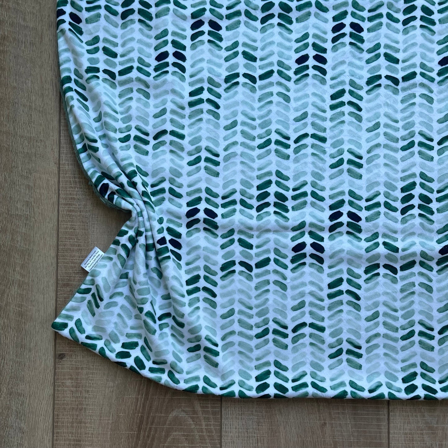 Green Herringbone