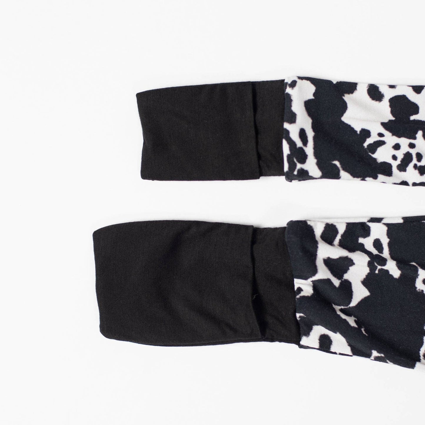 Cow Print Baby Bamboo Zippy