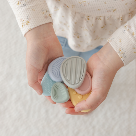 Worry Stones for Kids – Sensory Fidget Set (6 Pack)
