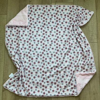 Baby Blanket - Floral Pink Daisy