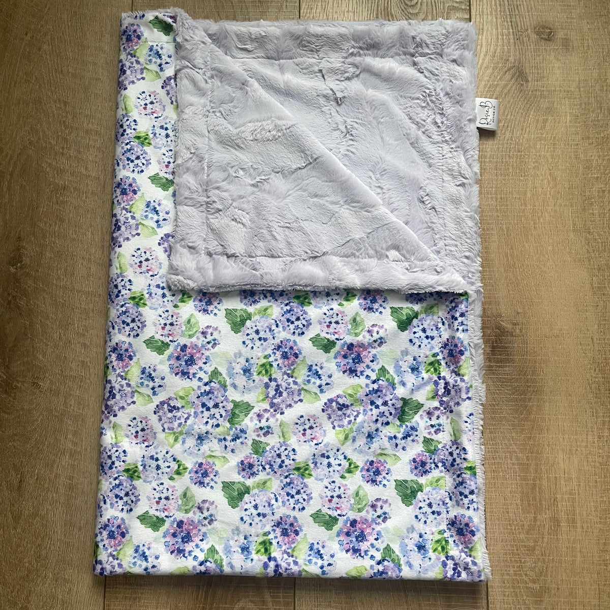 Kids Blanket - Purple Hydrangeas