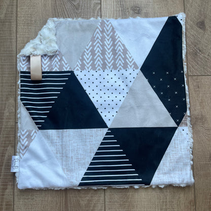 Lovey - Black and Beige Triangle