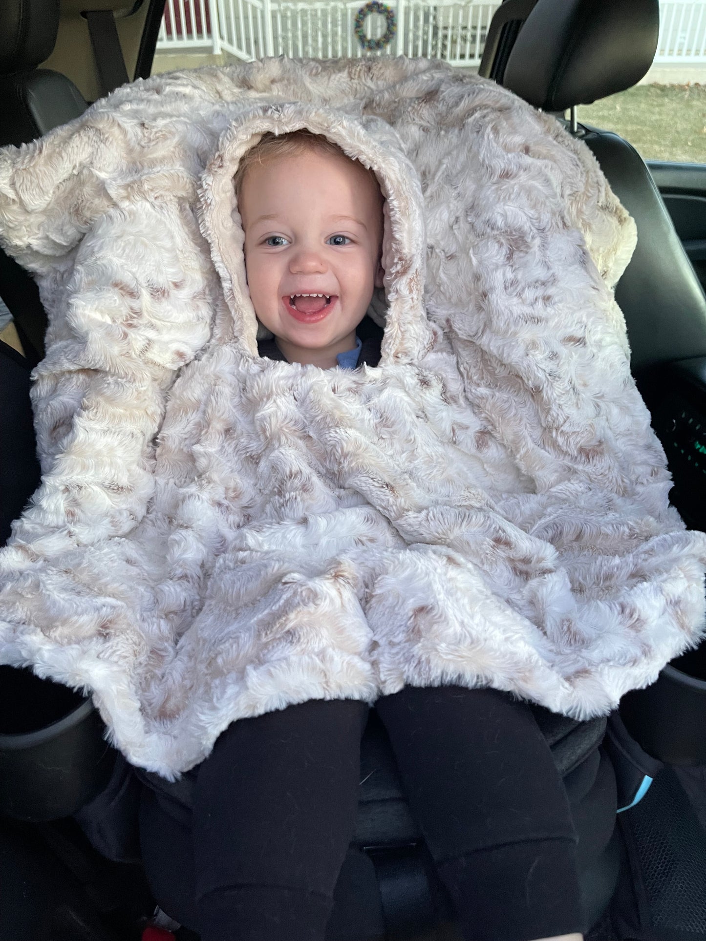 Minky Poncho