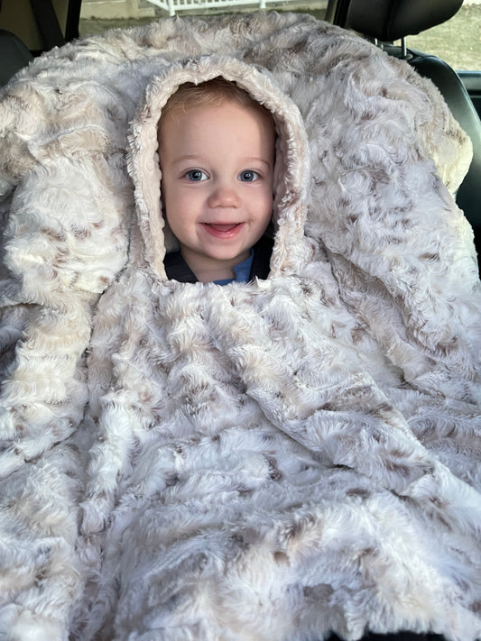 Minky Poncho