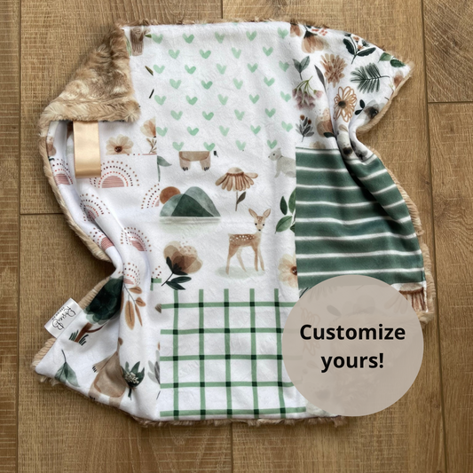 Green Woodland Patchwork