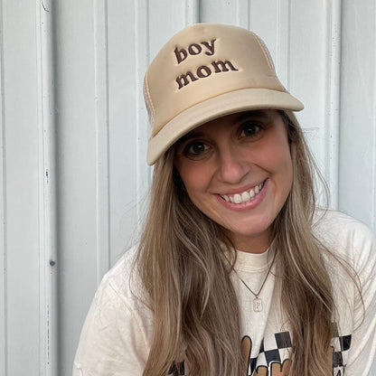 Boy Mom Trucker Hat