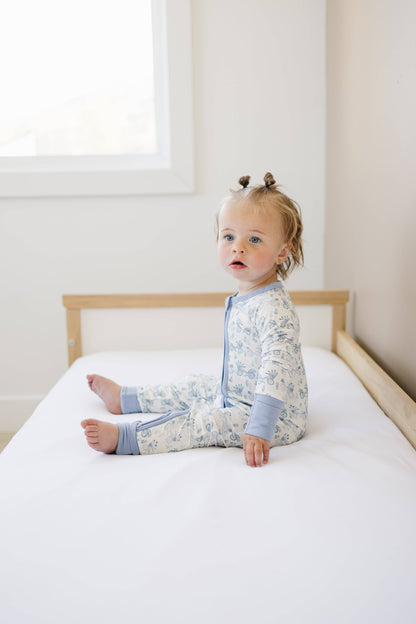 Pedal Around Bamboo Zippy Romper Spring Baby Pajamas PJs