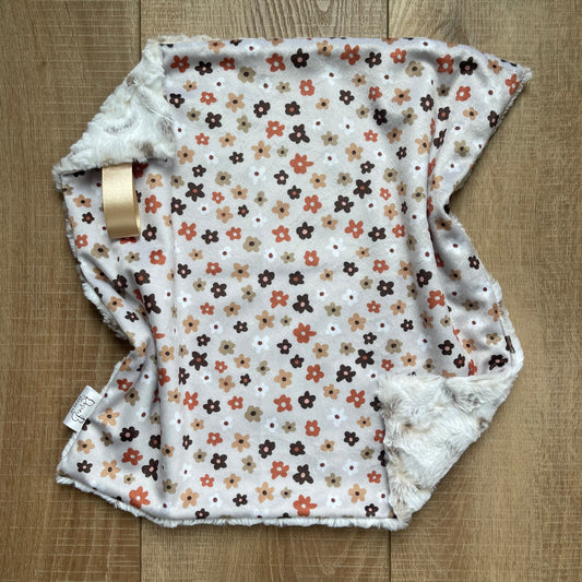 Lovey - Brown, Rust, and Tan Flowers