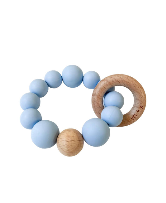 Circle Teether: Powder Blue