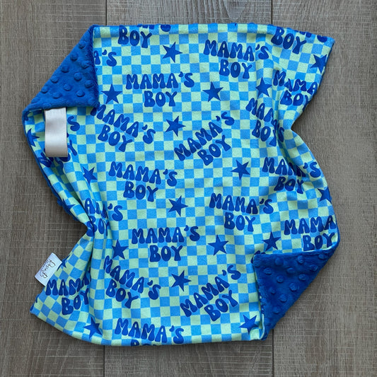 Lovey - Blue and Green Checkered Mama’s Boy