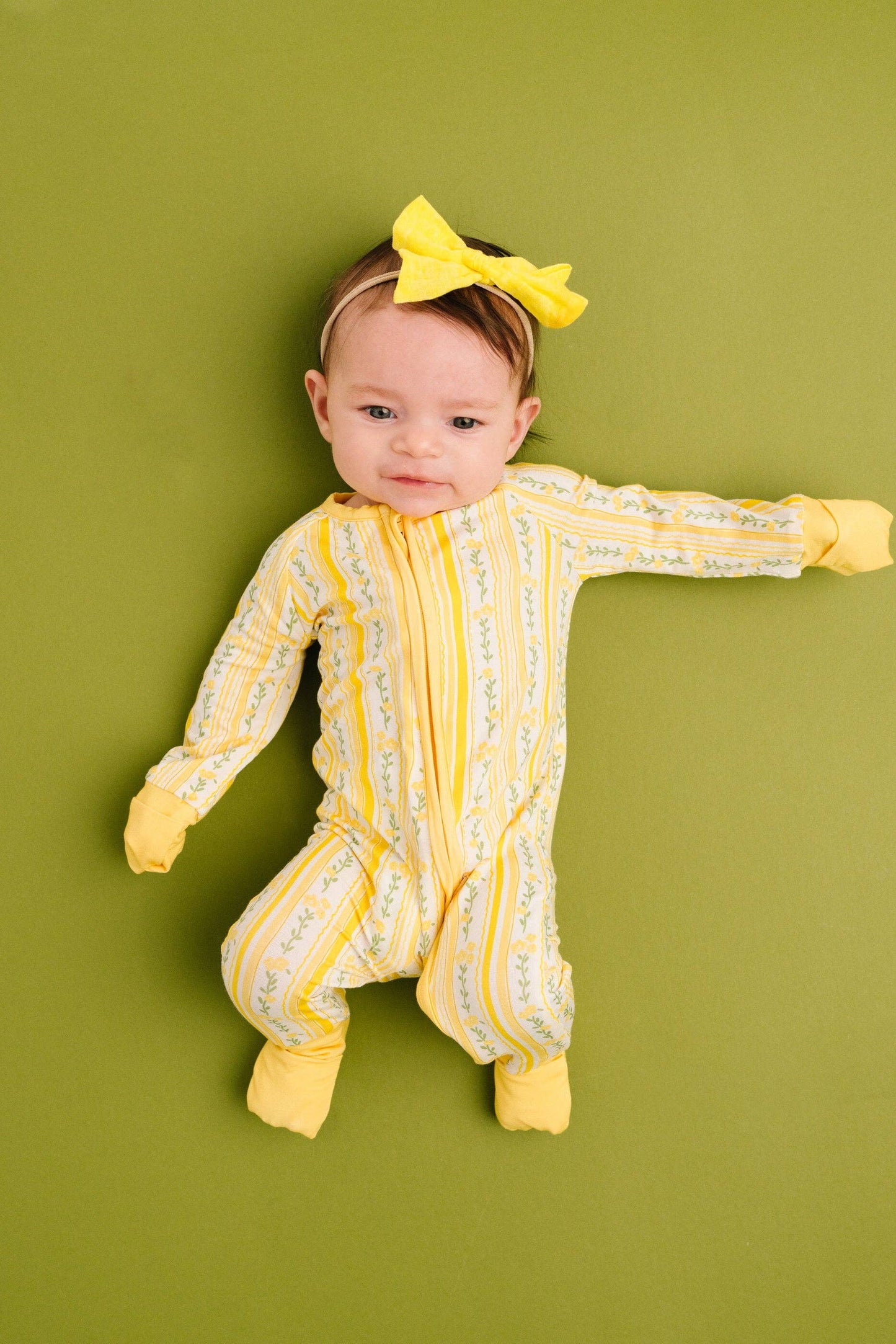Sunny Meadow Stripe Bamboo Sleeper